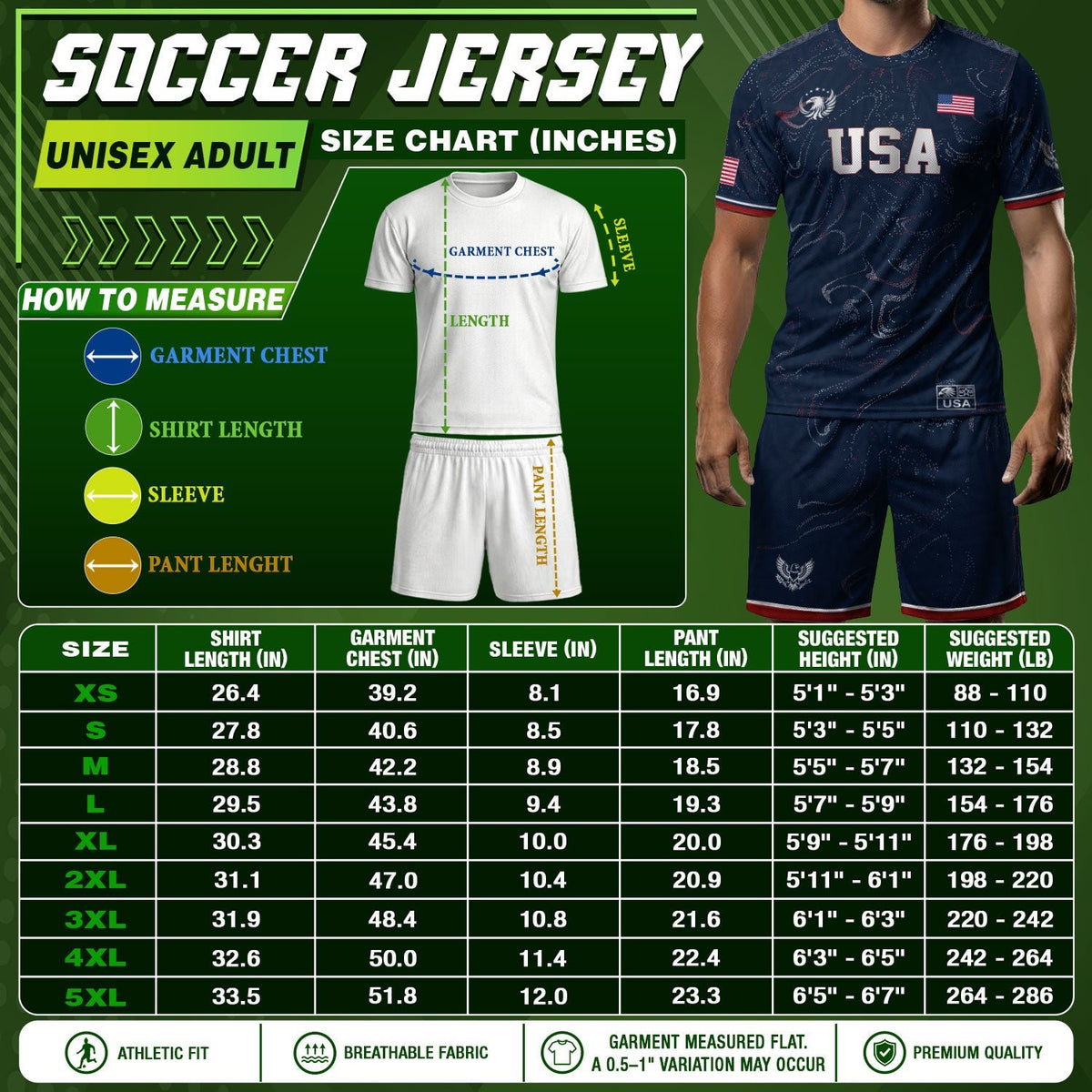USA Soccer Jersey Adult Navy Patriotic Marble Swirl Graphic United States Football Tee - Rust Field Wear