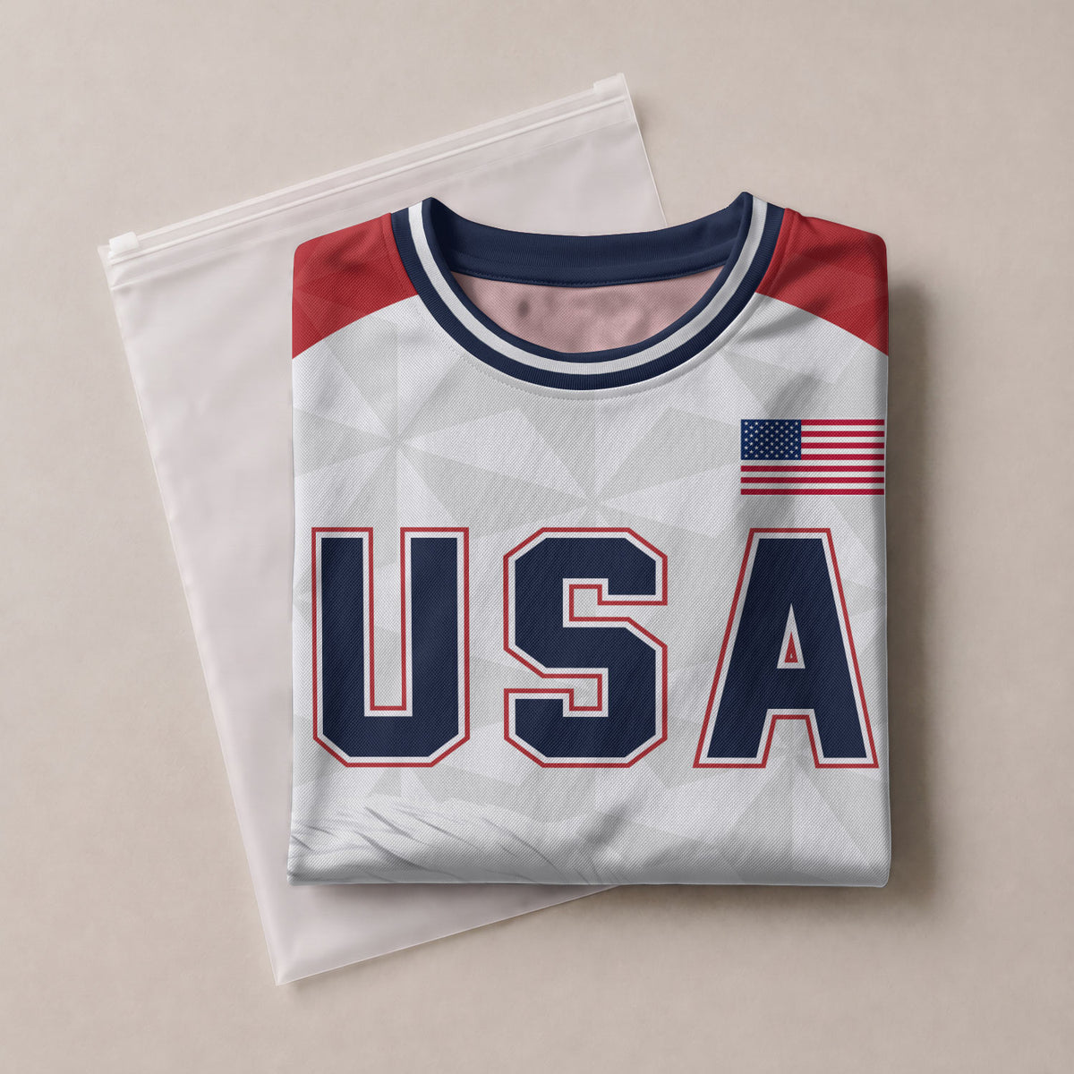 USA Soccer Jersey White Personalized American Football Shirt Eagle Pattern Team Men - Rust Field Wear