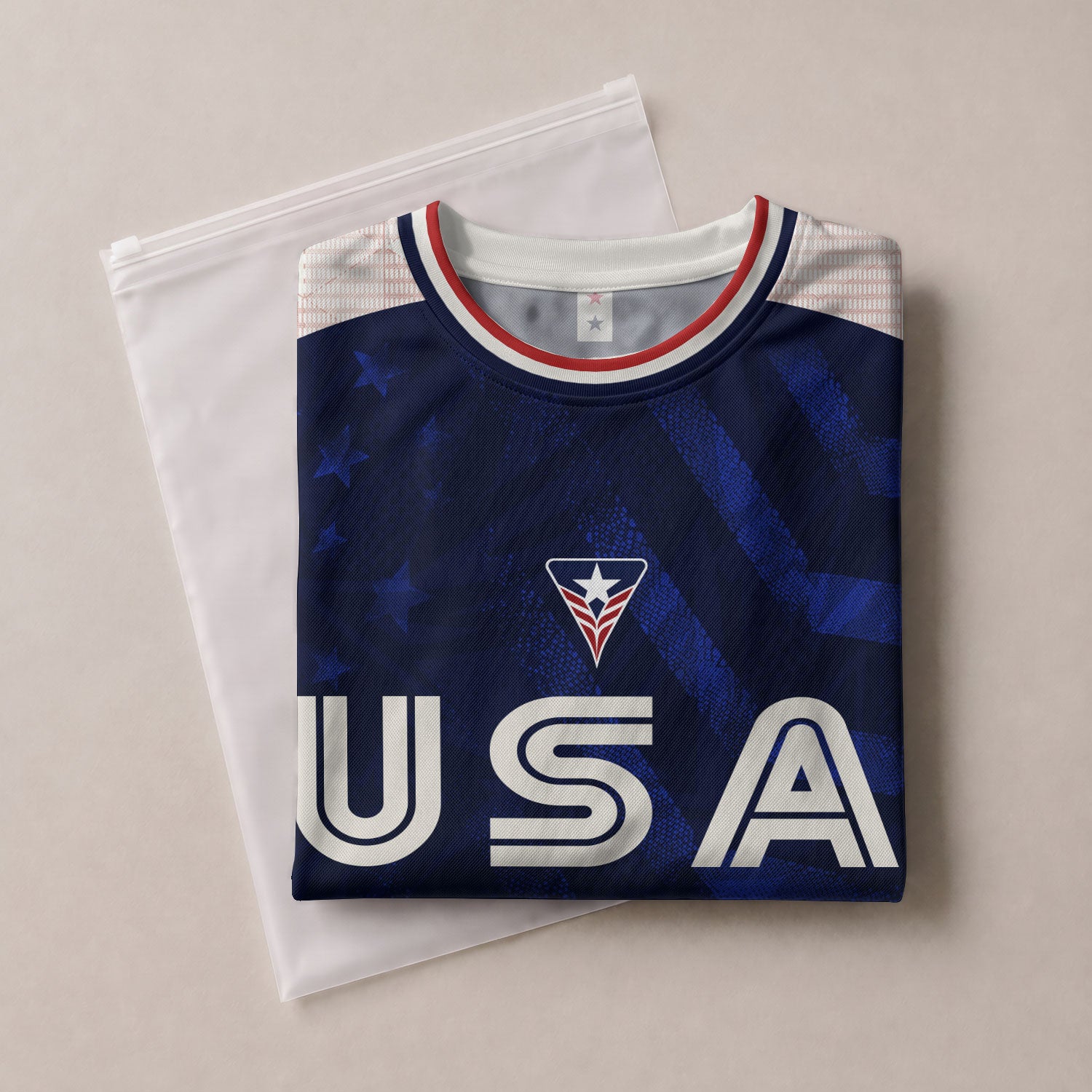 Custom Dark Blue USA Soccer Jersey - Personalized Name & Number American Sports Gear