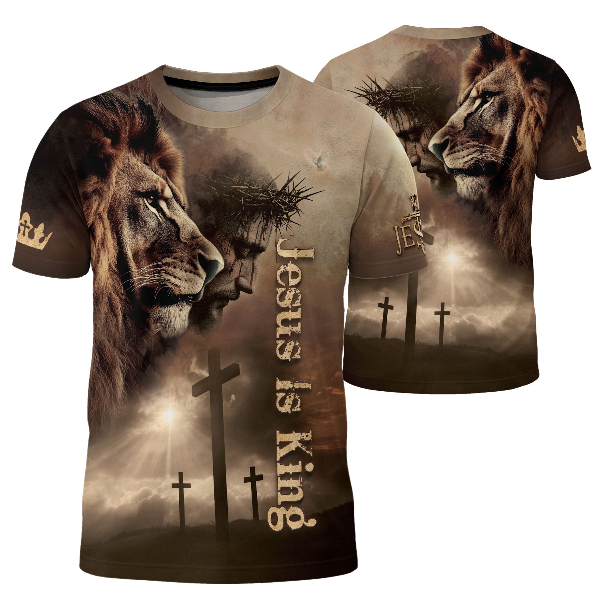 Jesus Is King, Freedom Shirts - Christian Tee Shirts for Men, RustField Co - Rust Field Wear