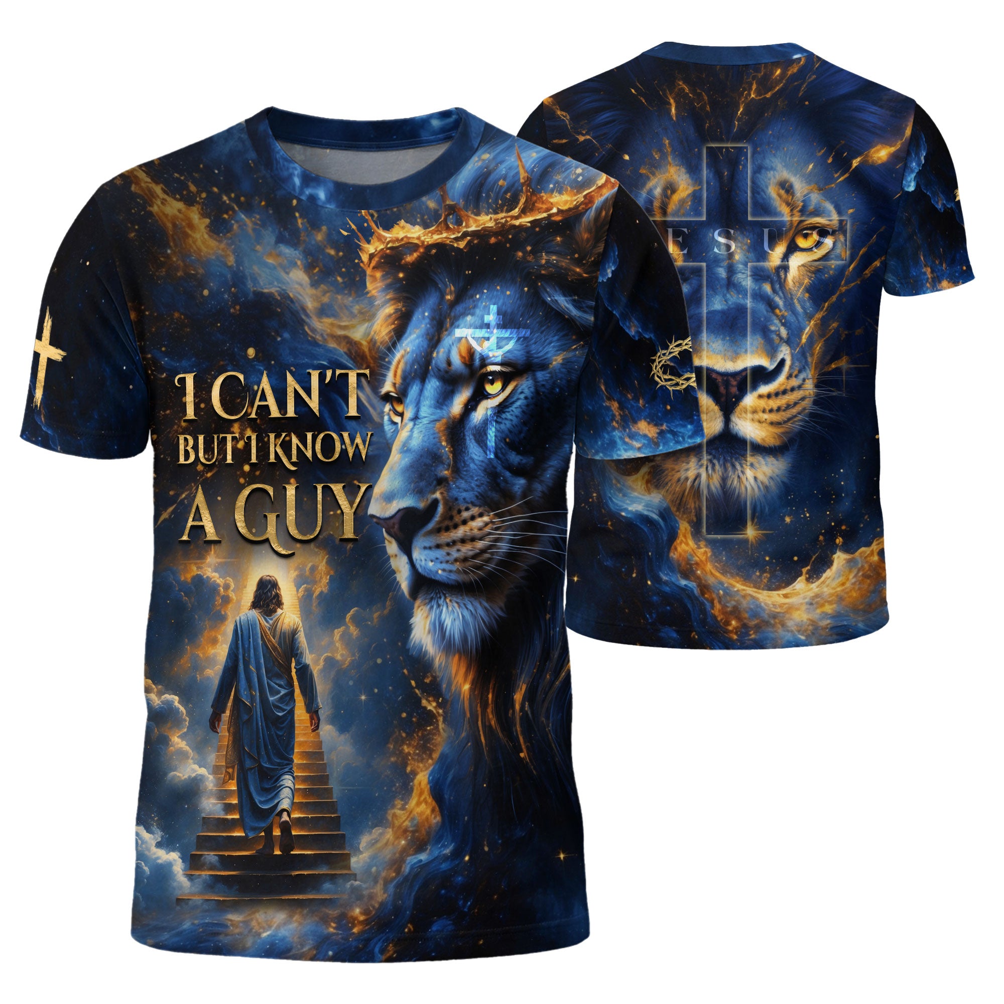 I Can't But I Know A Guy Lion of Judah Christian Tee Shirts - Freedom Shirts for Men, RustField Co - Rust Field Wear