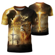 I Can't But I Know A Guy Lion of Judah Cross of Light, Freedom Shirts - Christian Tee Shirts for Men, RustField Co - Rust Field Wear
