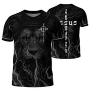 Jesus The Way The Truth The Life Lion of Judah - RustField Co Freedom Shirts, Christian Tee Shirts for Men - Rust Field Wear