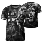 I Can't But I Know A Guy Jesus Cross Lion Of Judah Faith, Freedom Shirts - Christian Tee Shirts for Men, RustField Co - Rust Field Wear
