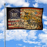 250 Years of Freedom “We The People” Double-Sided House Flag – Patriotic American Décor 1776–2026