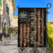 Garden Flag 1776-2026 US Constitution We The People Patriotic 250 Years House Banner