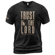 Trust In The Lord T Shirt Christian Proverbs 3 5 6 Scripture Faith Religious Tee - Rust Field Wear