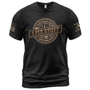 Men Graphic Mechanical Emblem T-Shirt I Fix Stuff And I Know Things Drill Quote Tee