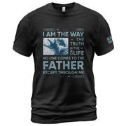 I Am the Way John 14:6 - Christian Shirts for Men, Faith Based Christian Tee Shirts - Rust Field Wear