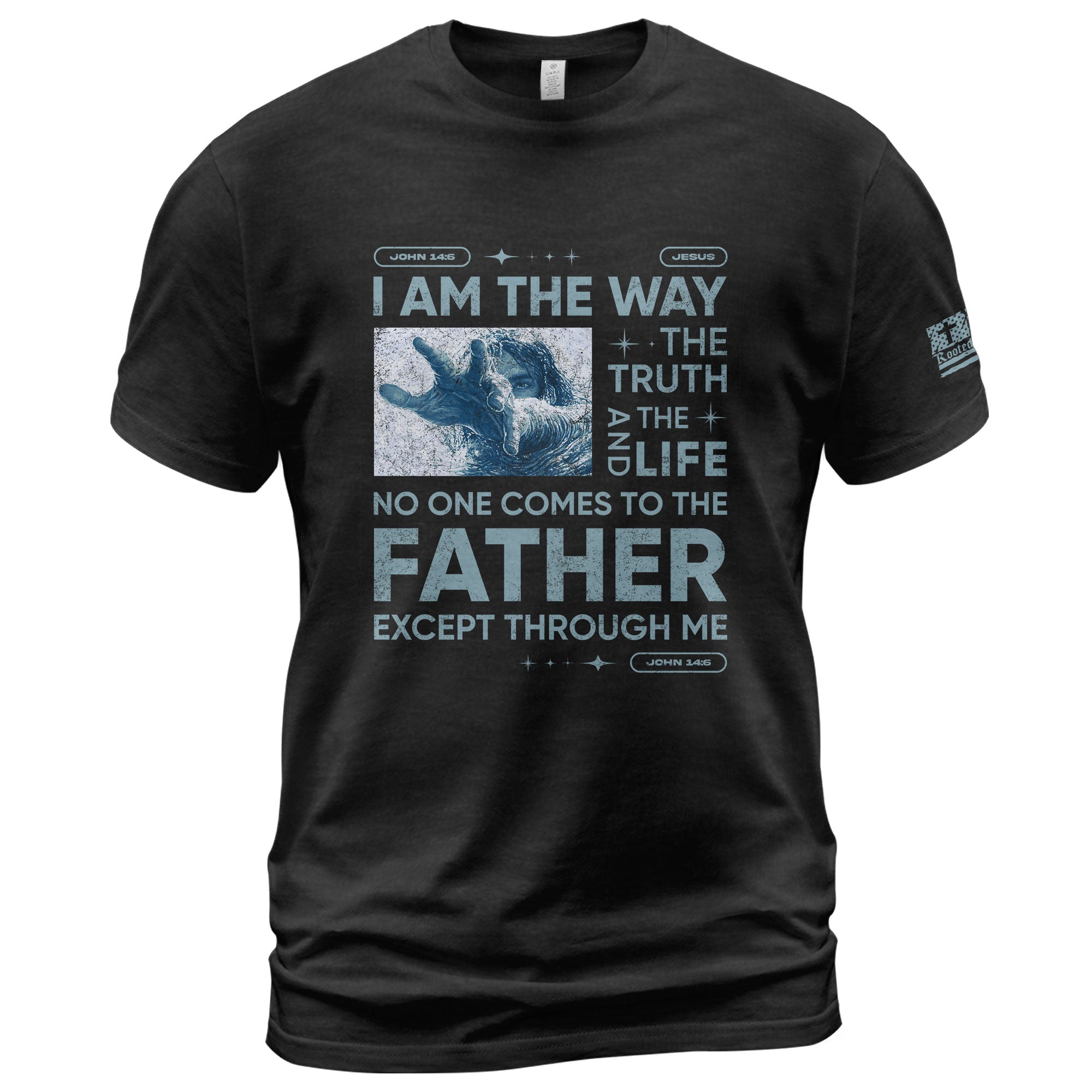 I Am the Way John 14:6 - Christian Shirts for Men, Faith Based Christian Tee Shirts - Rust Field Wear