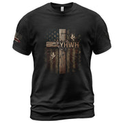 YHWH The Name Above All Names - Christian Shirts for Men, Faith Based Christian Tee Shirts - Rust Field Wear