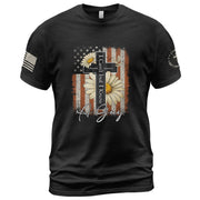 I Can’t But I Know A Guy Floral Faith - Christian Shirts for Men, Faith Based Christian Tee Shirts - Rust Field Wear