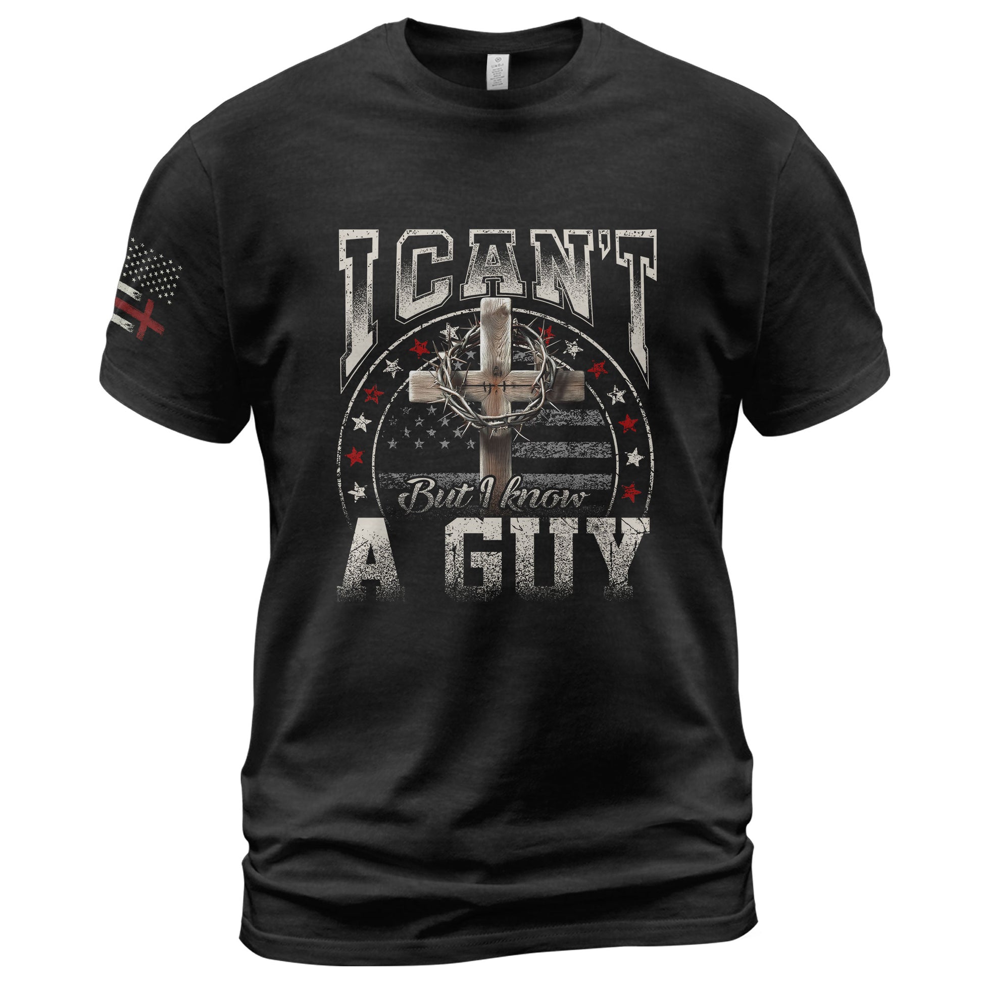 Christian Shirts for Men - I Can’t But I Know A Guy Christian, Christian Tee Shirts - Rust Field Wear