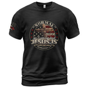 “Jesus Is Coming Normal Isn’t” - Christian Shirts for Men, Faith Based Christian Tee Shirts - Rust Field Wear