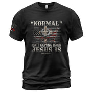 Jesus Is Coming Back Revelation 1:4 USA Christian, Christian Tee Shirts - Faith Shirts for Men - Rust Field Wear