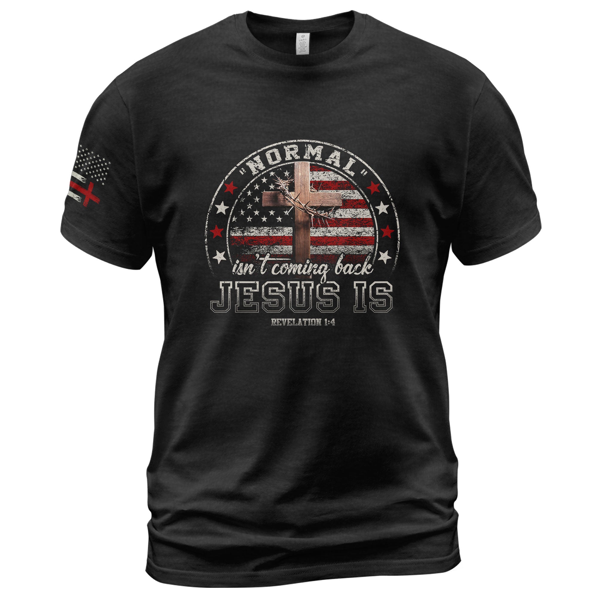 Jesus Is Returning - Christian Shirts for Men, Faith Based Christian Tee Shirts - Rust Field Wear