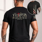Yeshua The Way The Truth And The Life - Christian Shirts for Men, Faith Based Christian Tee Shirts - Rust Field Wear