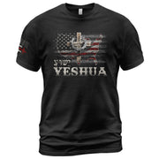 Yeshua Crown of Thorns Map, Christian Shirts for Men - Christian Tee Shirts - Rust Field Wear