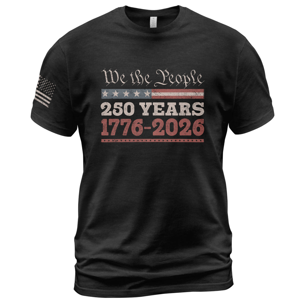 We The People 250 Years Independence Shirt – Patriotic USA 1776–2026 Tee - Rust Field Wear