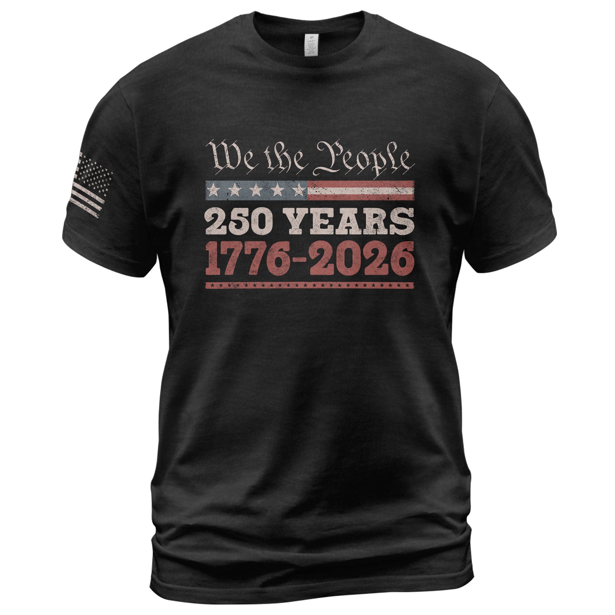 We The People 250 Years Independence Shirt – Patriotic USA 1776–2026 Tee - Rust Field Wear