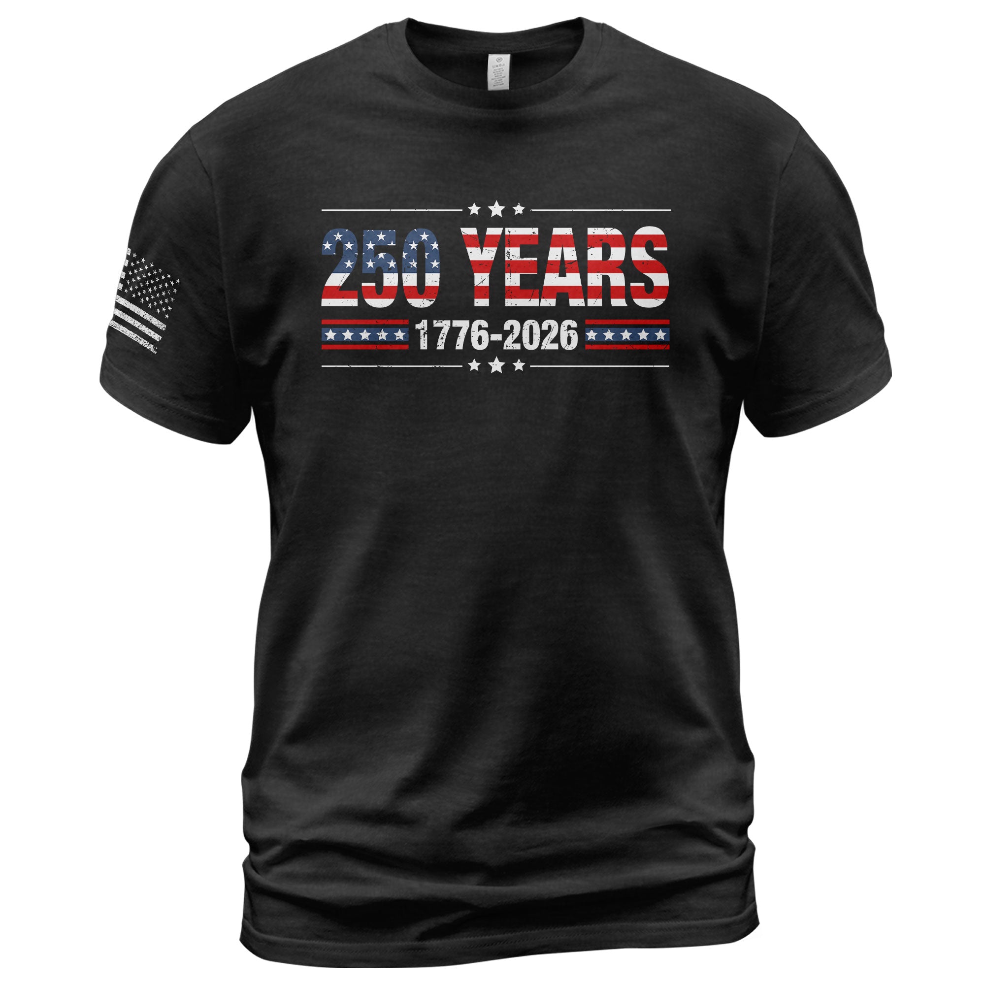 250 Years USA Independence Shirt – Classic Stars & Stripes 1776–2026 Tee - Rust Field Wear