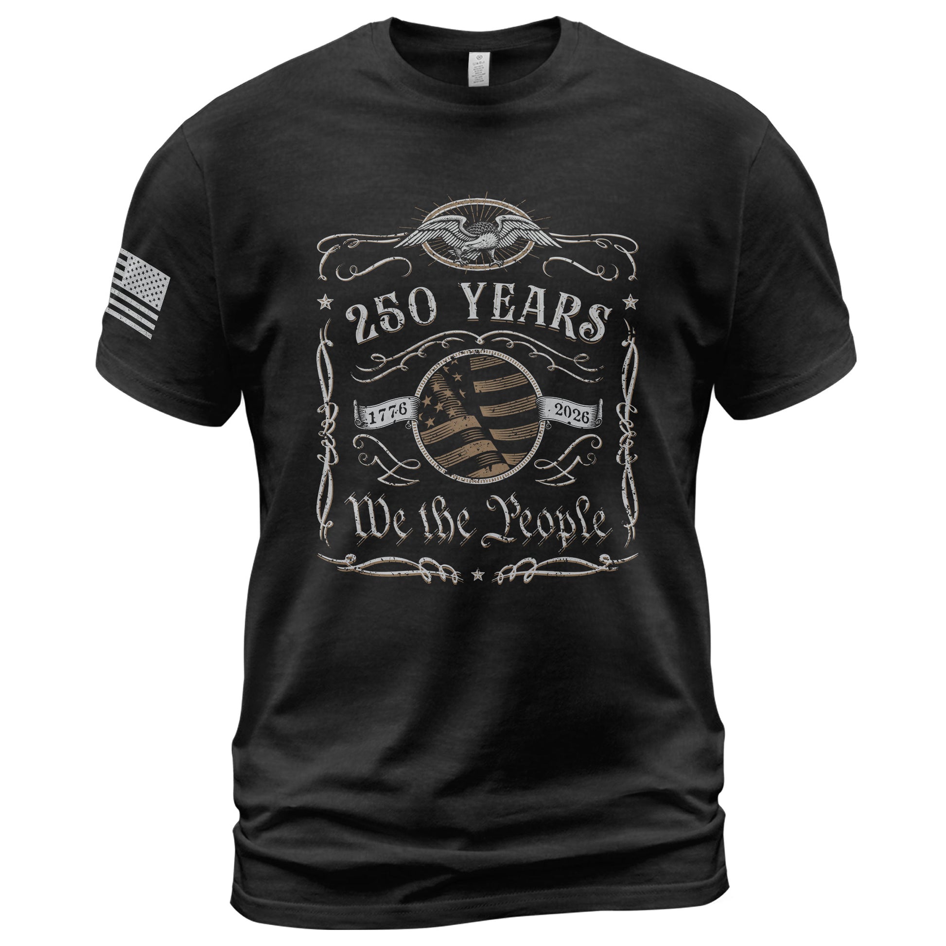 250 Years American Heritage Shirt – Vintage USA Independence Tee 1776–2026 - Rust Field Wear