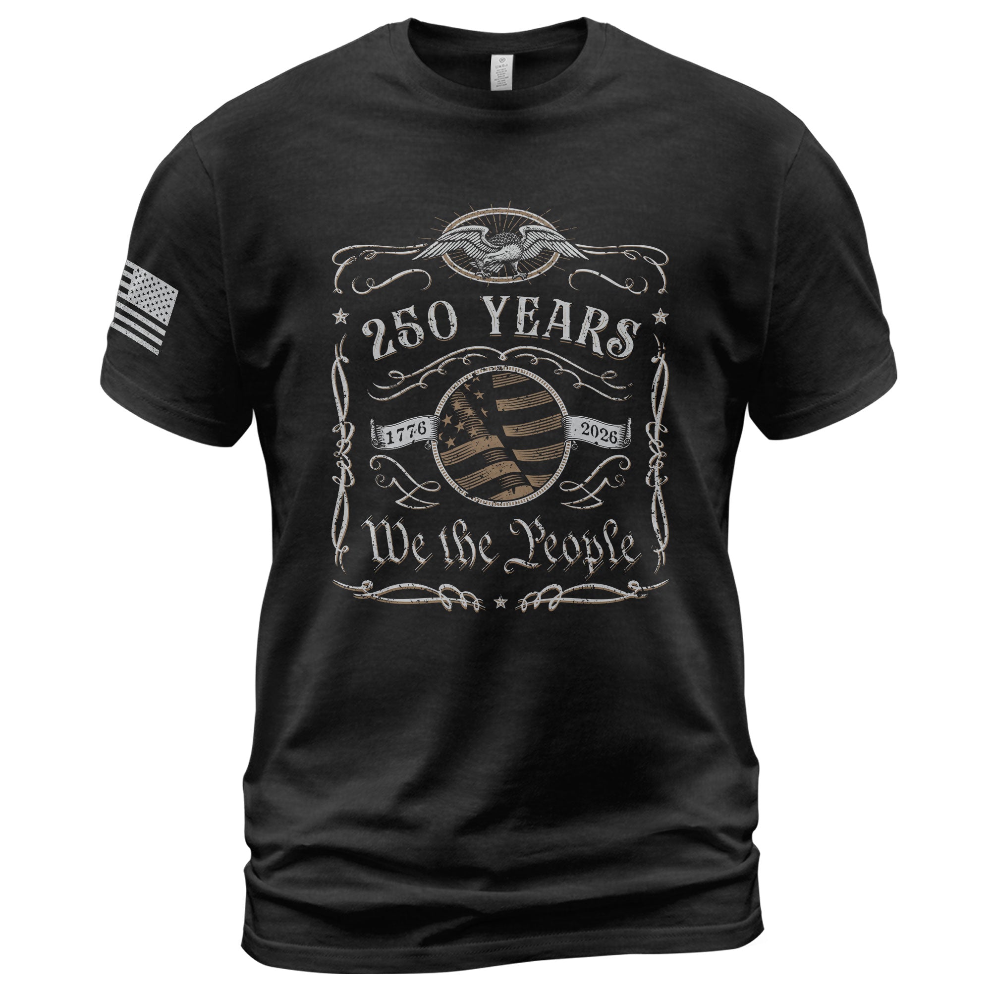 250 Years American Heritage Shirt – Vintage USA Independence Tee 1776–2026 - Rust Field Wear