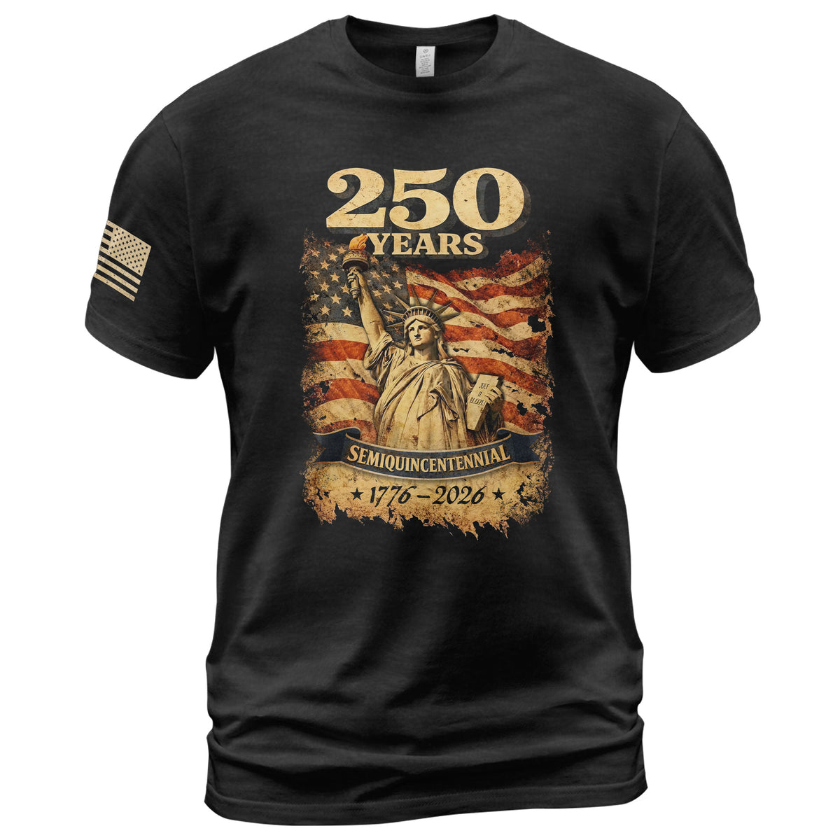 USA 250th Anniversary 250 Years Shirt 1776-2026 Patriotic - Rust Field Wear