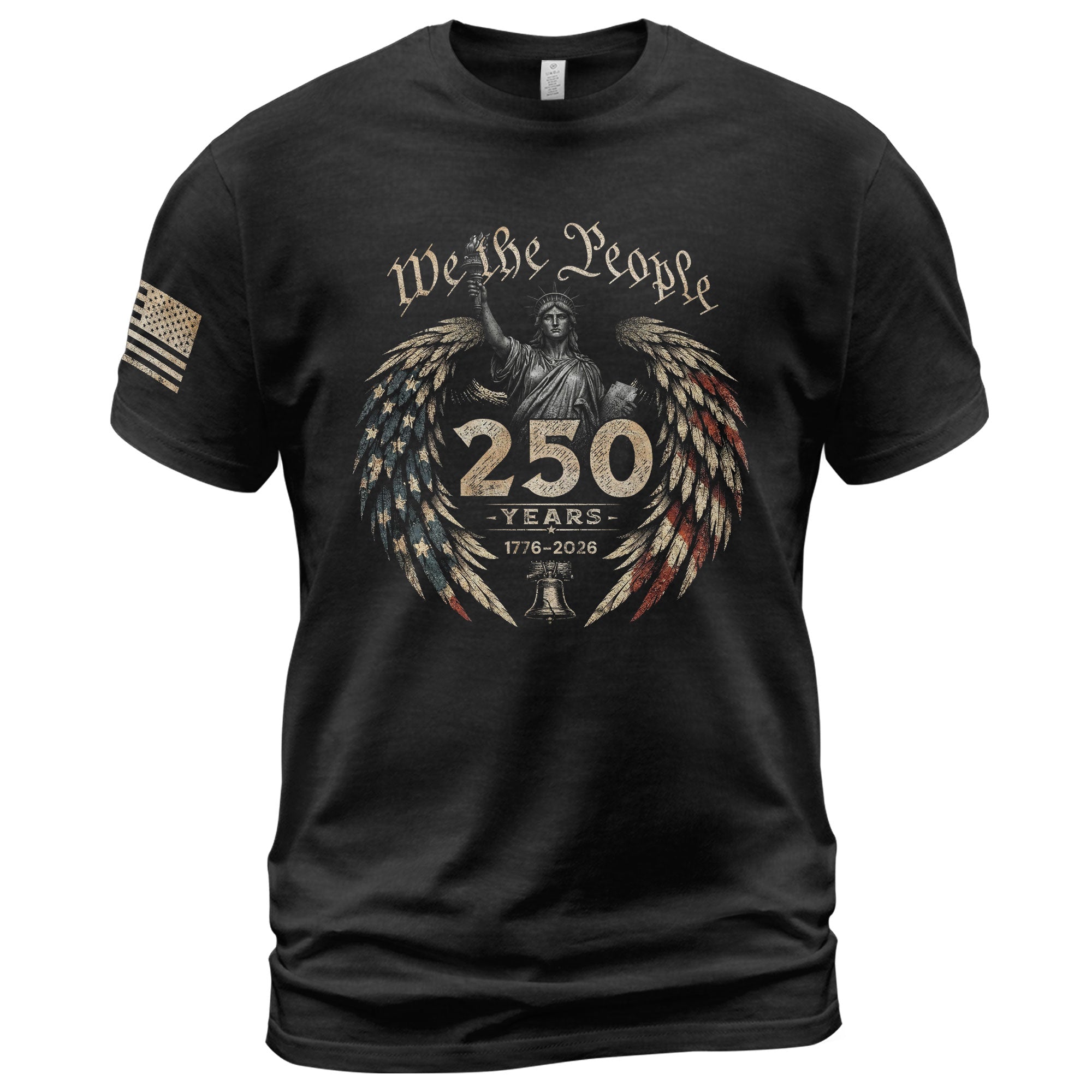 USA 250th Anniversary Shirt 1776-2026 We The People Statue of Liberty Patriotic for Men - Rust Field Wear