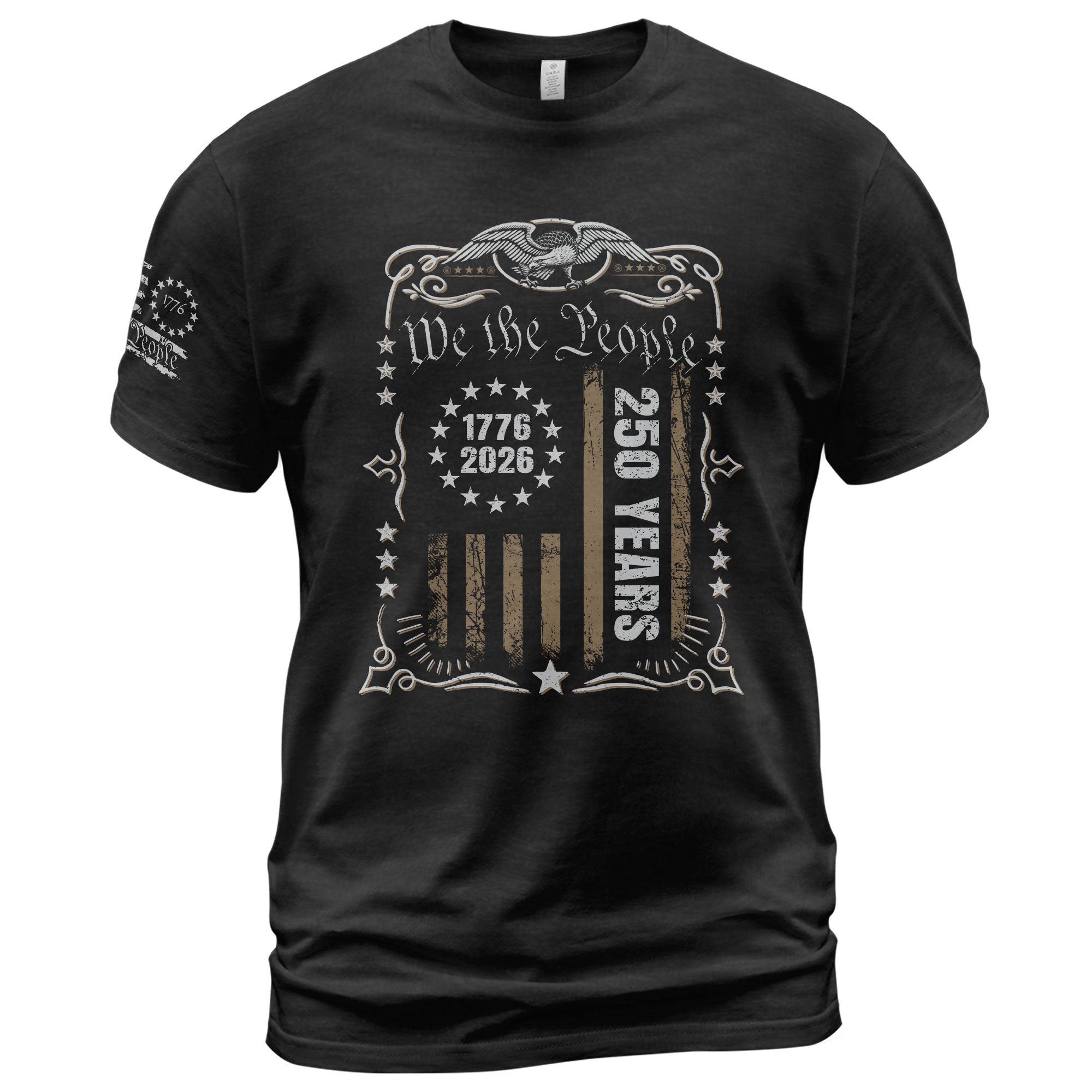 USA 250th Anniversary Shirt 1776-2026 We The People Patriotic Heritage American - Rust Field Wear