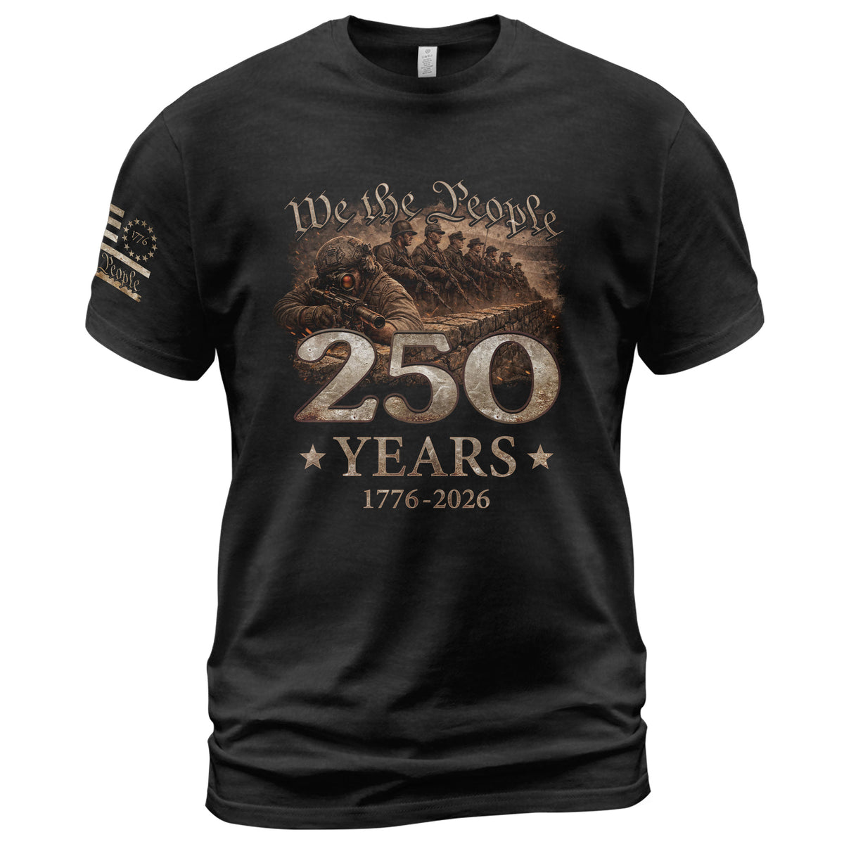 We The People - 250 Years of Enduring Freedom Shirt - Rust Field Wear