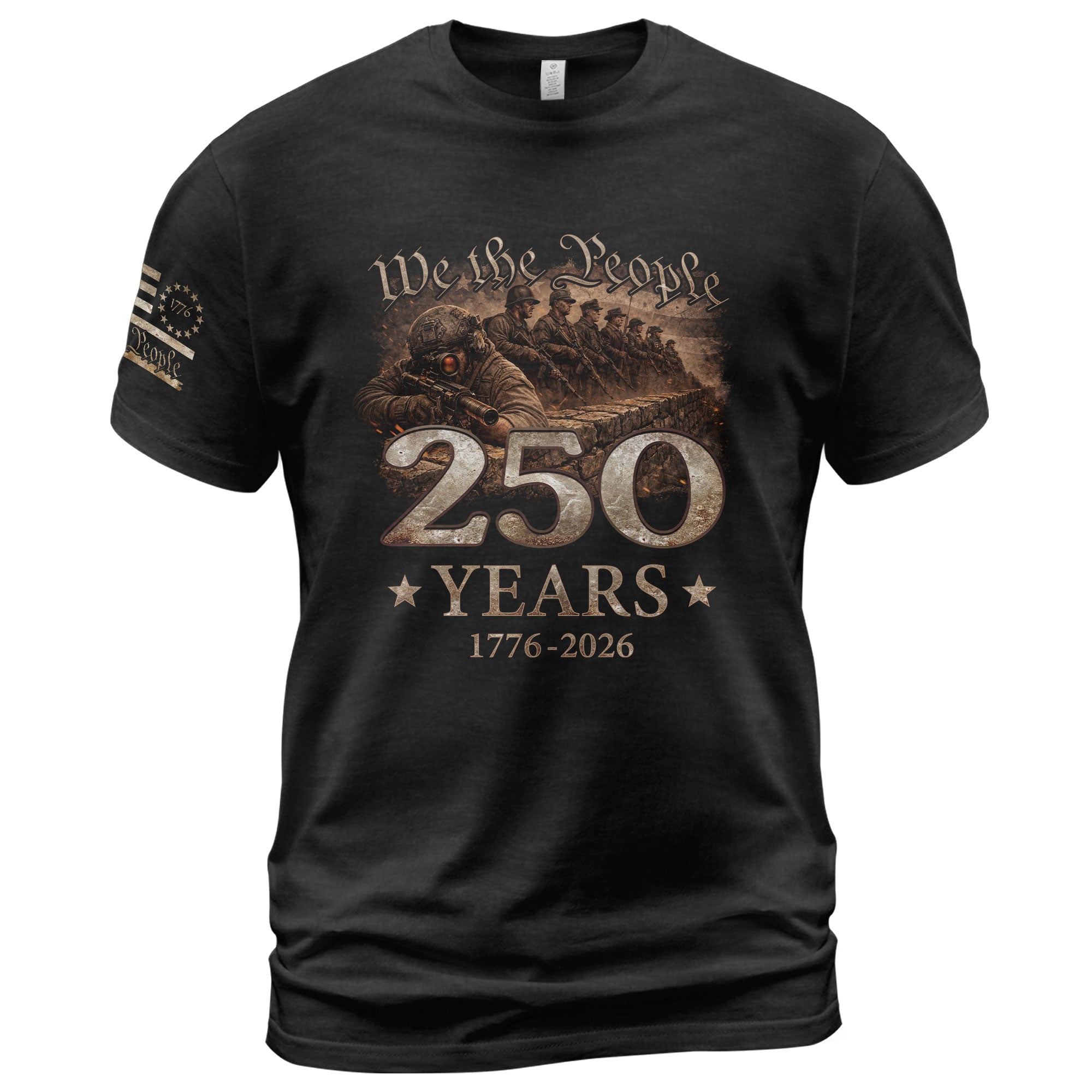 We The People - 250 Years of Enduring Freedom Shirt - Rust Field Wear