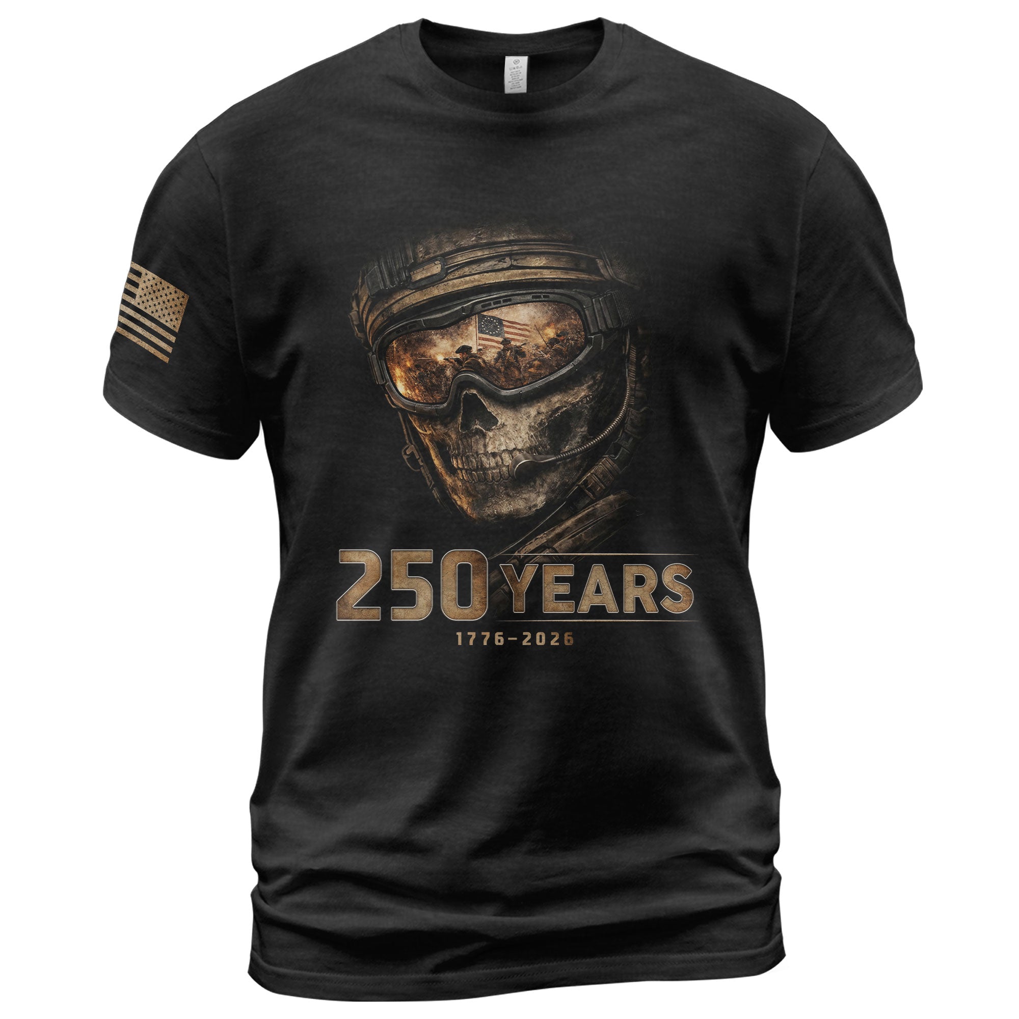 USA 250th Anniversary 250 Years Shirt 1776-2026 Past and Present Freedom Patriotic - Rust Field Wear