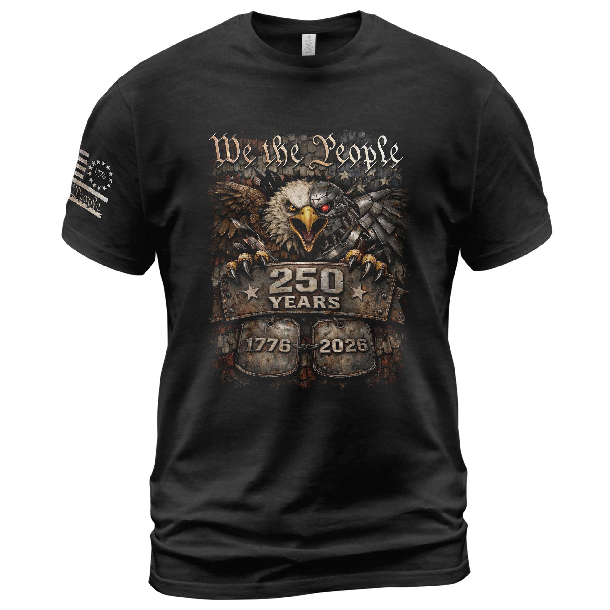USA 250th Anniversary 250 Years Shirt 1776-2026 Eagle We The People Mental Toughness Patriotic Heritage - Rust Field Wear