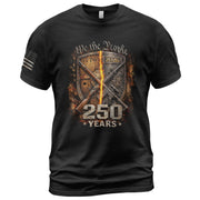 USA 250th Anniversary 250 Years Shirt 1776-2026 Forged in Liberty We The People Mental Strength Patriotic - Rust Field Wear
