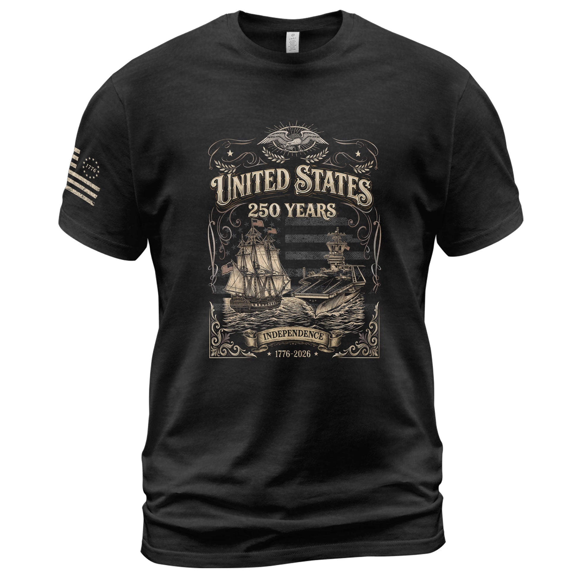 USA 250 Years Anniversary Shirt 1776–2026, Freedom Heritage Apparel - Rust Field Wear