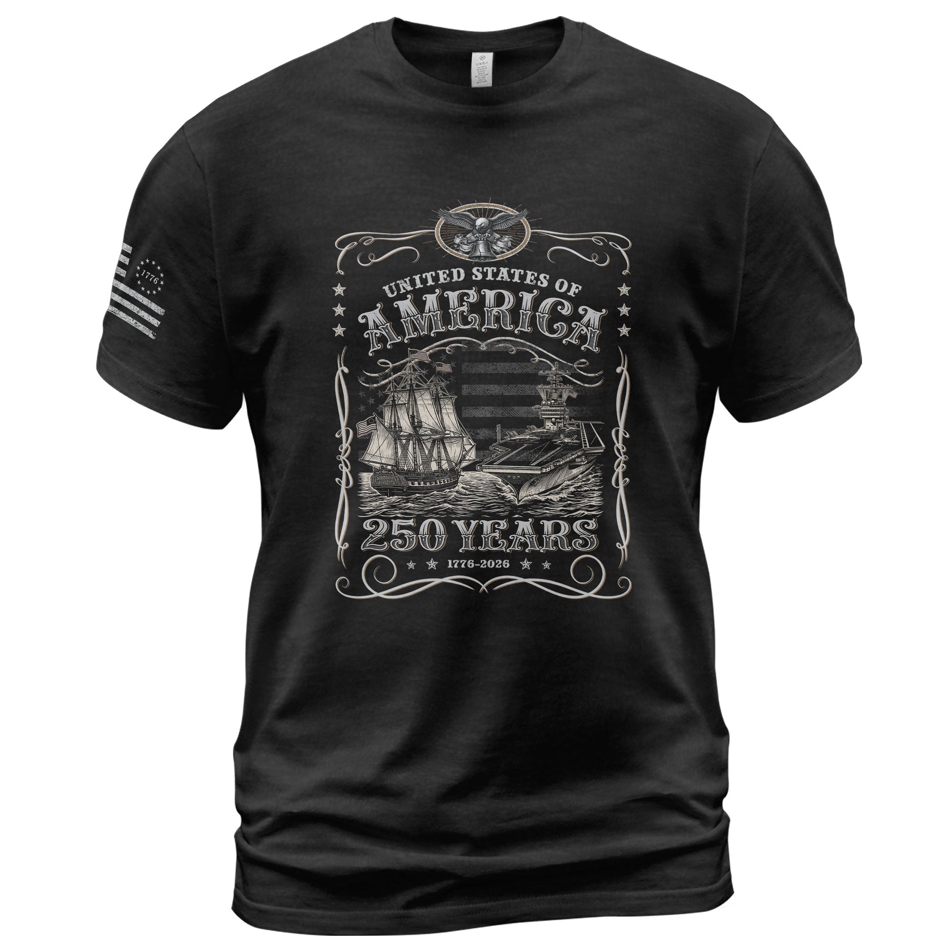 USA 250th Anniversary Shirt 1776–2026, Symbol of Freedom and Legacy - Rust Field Wear