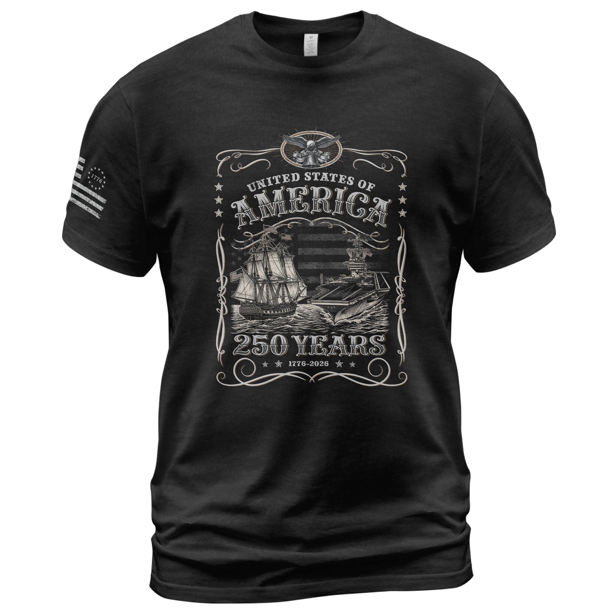 USA 250th Anniversary Shirt 1776–2026, Symbol of Freedom and Legacy - Rust Field Wear