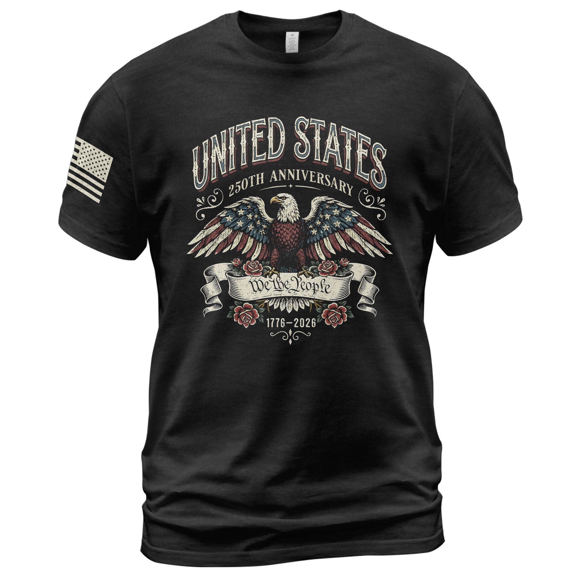 USA Independence 250th Anniversary Shirt 1776–2026 Patriotic Torch of Freedom - Rust Field Wear