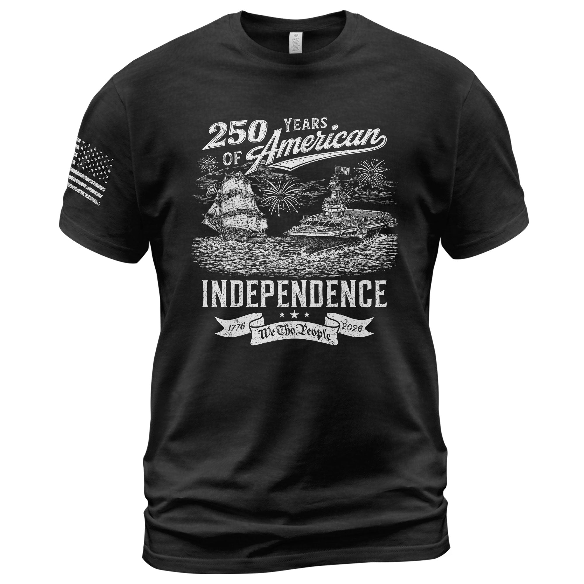 USA Independence 250th Anniversary Freedom Pride Shirt 1776–2026 - Rust Field Wear