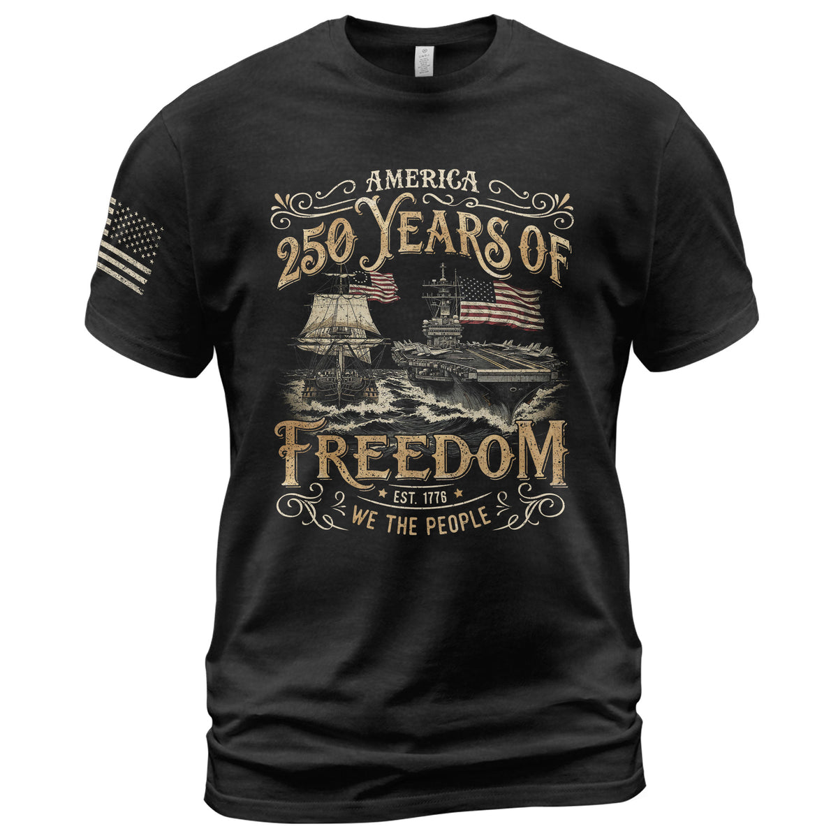 1776–2026 American Freedom Celebration 250th Anniversary Shirt - Rust Field Wear