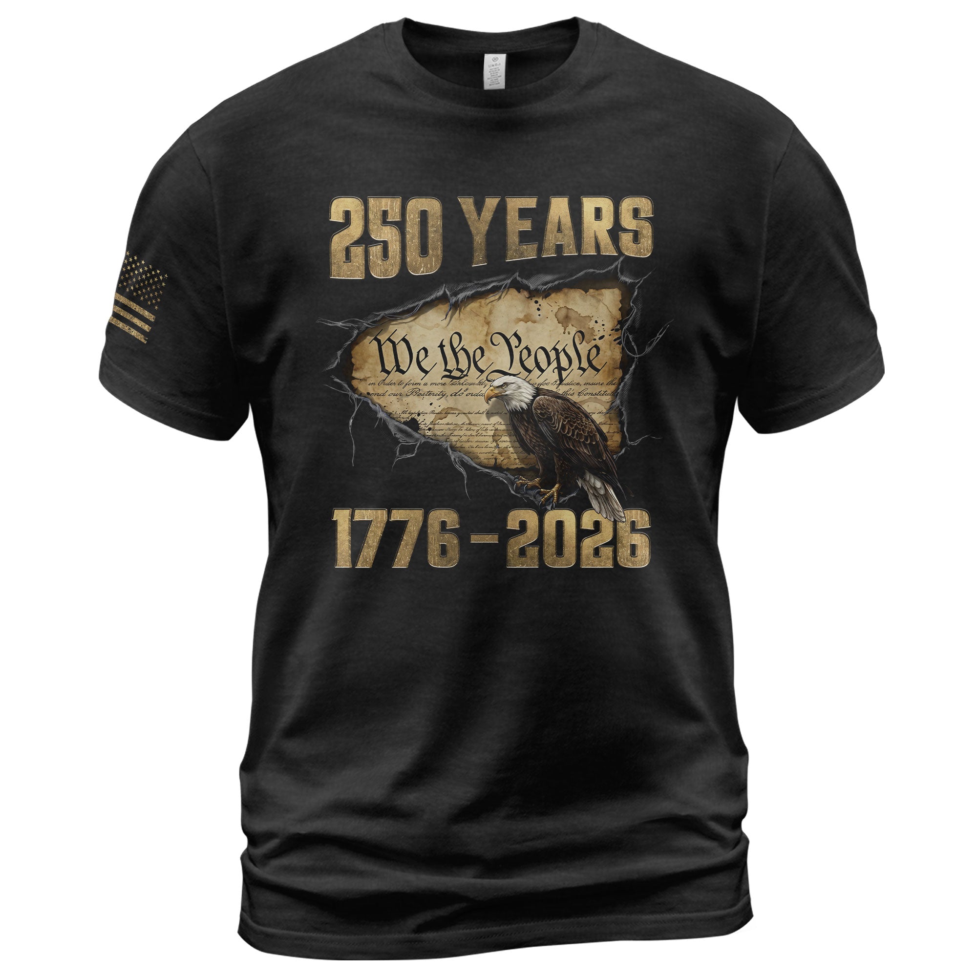 USA 250th Anniversary Shirt 1776–2026, Freedom Past and Present - Rust Field Wear