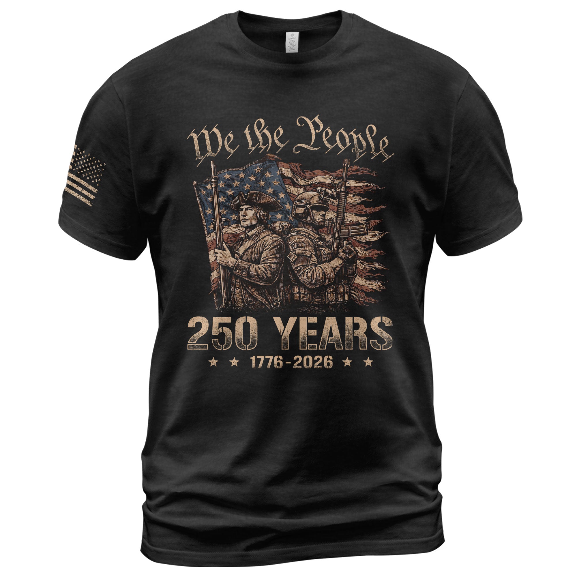 USA 250th Anniversary Shirt 1776–2026, Timeless Freedom Tribute - Rust Field Wear