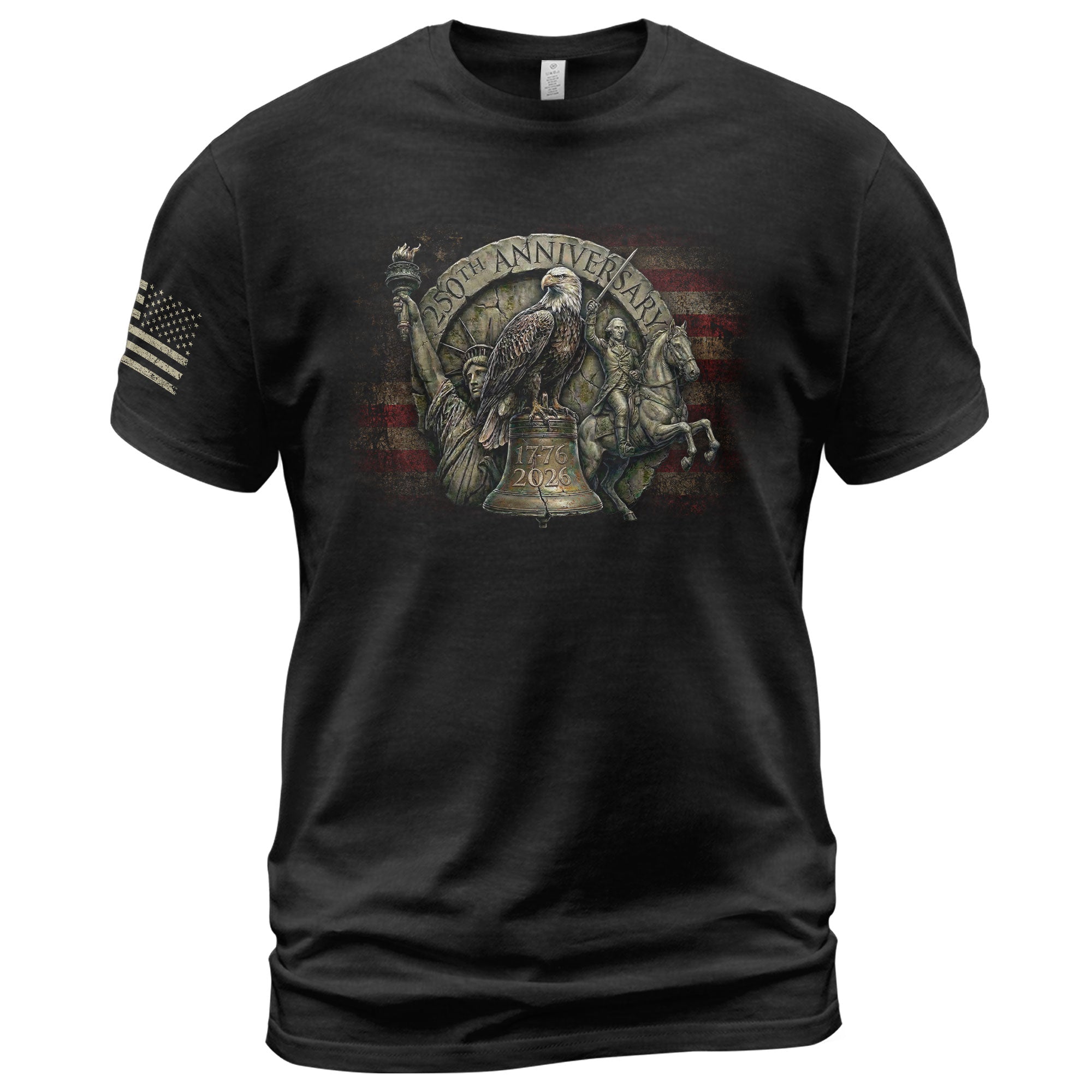 USA 250th Anniversary Eagle Shirt 1776–2026 Patriotic Freedom Heritage Tee - Rust Field Wear