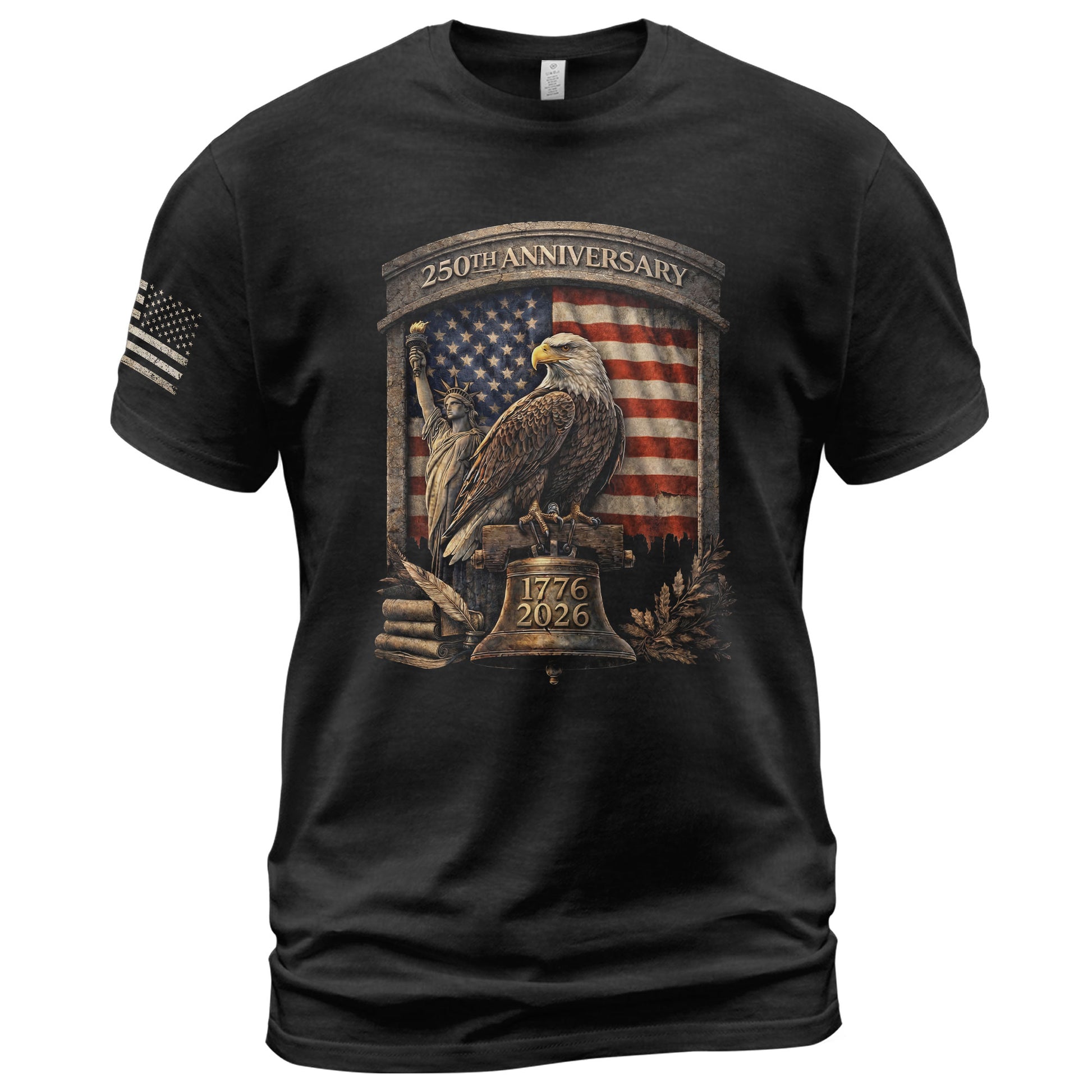 American Eagle 250th Anniversary Shirt Patriotic Independence Freedom 1776–2026 - Rust Field Wear