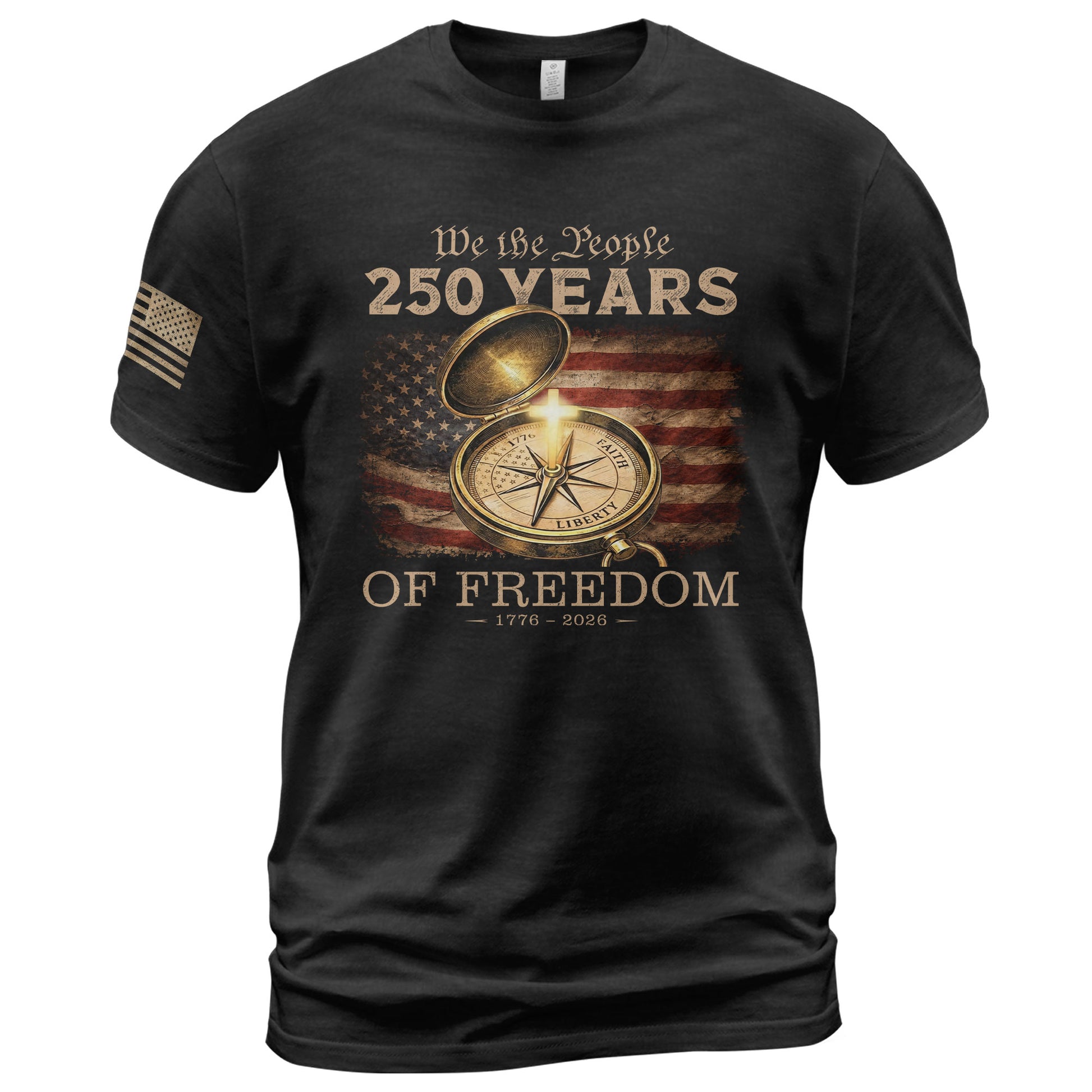 We The People USA 250 Years Independence Shirt 1776–2026 Patriotic Shirt - Rust Field Wear