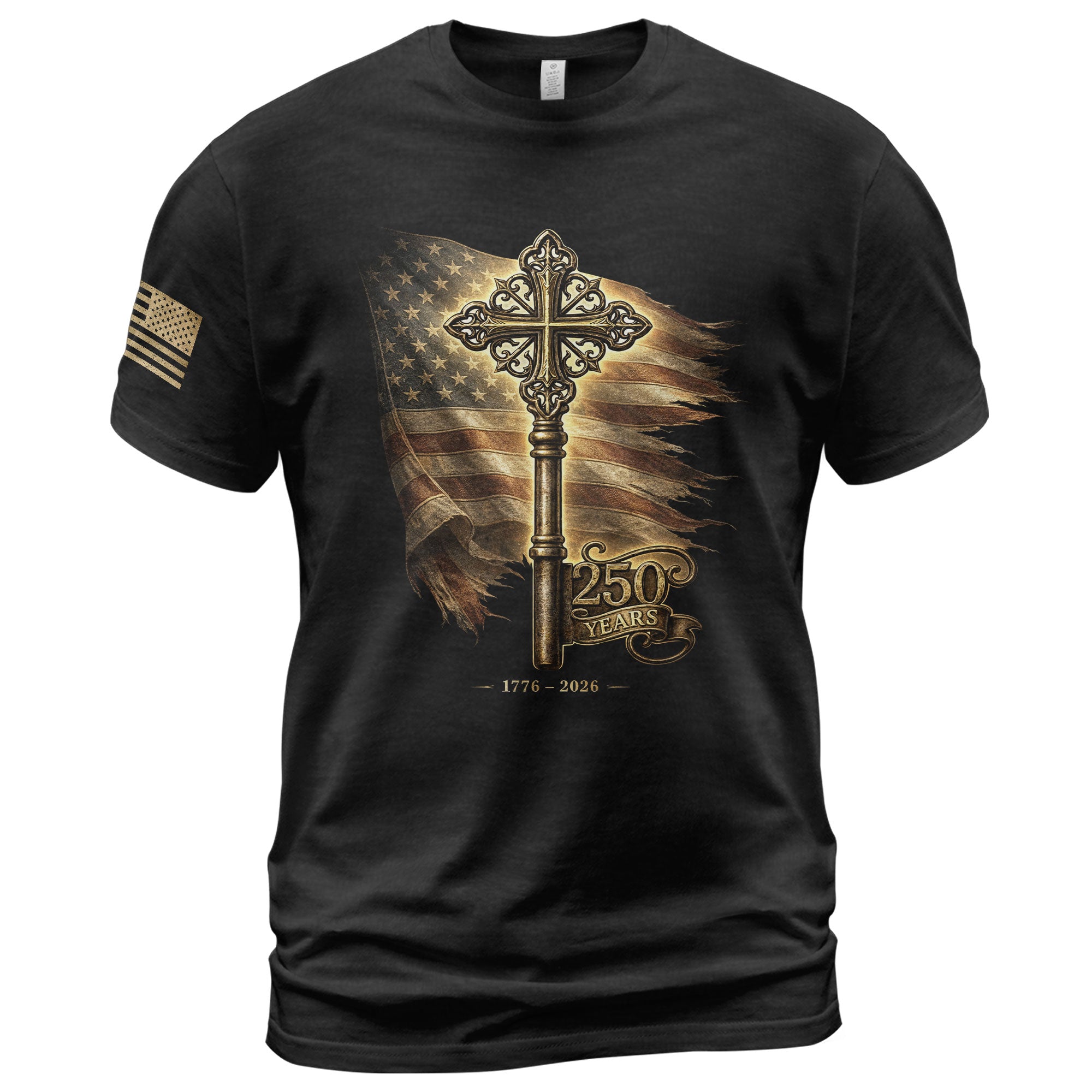 USA 250 Years Freedom Key Shirt 1776–2026 Independence Heritage Shirt - Rust Field Wear