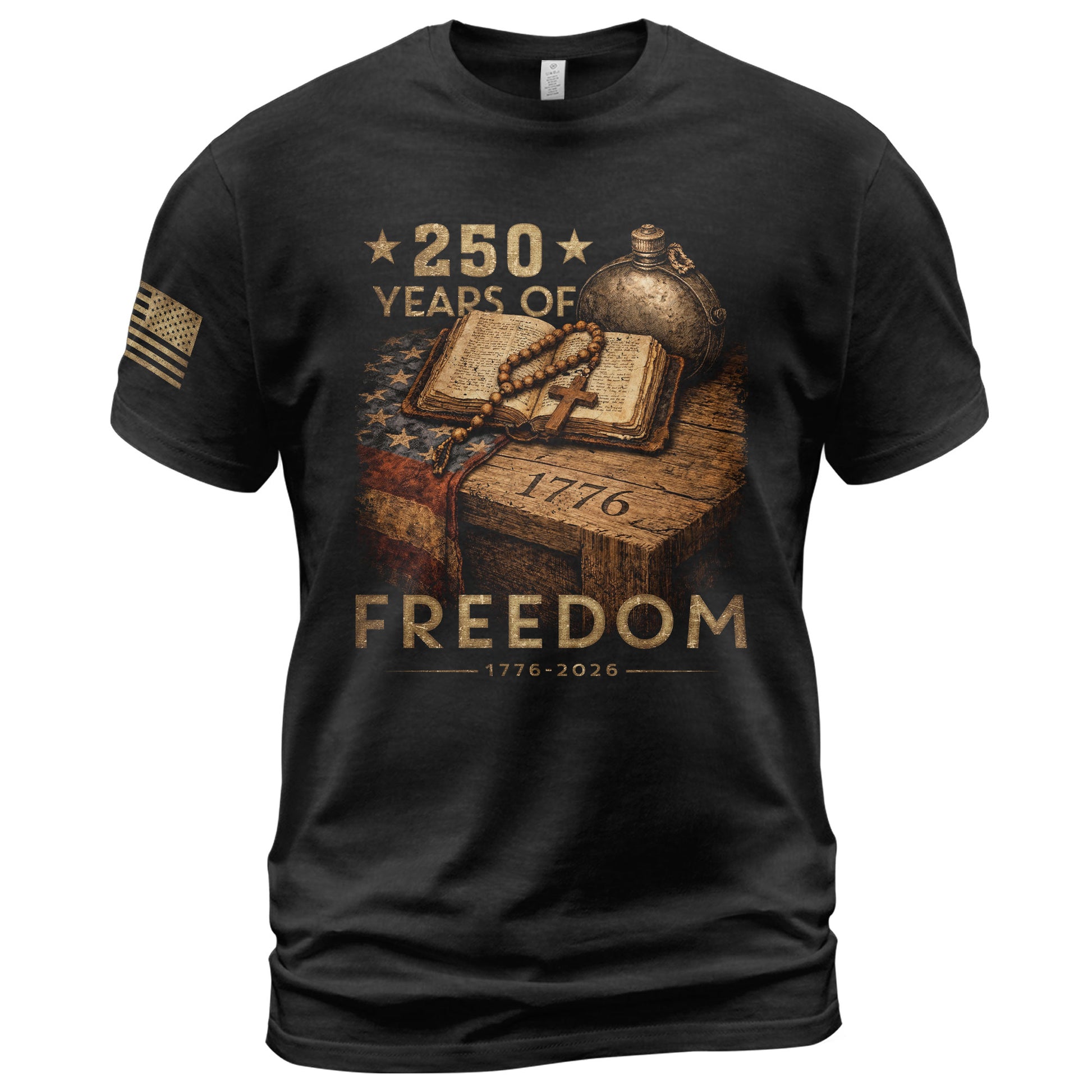 USA 1776–2026 Freedom Heritage Shirt American 250 Year Celebration Shirt - Rust Field Wear