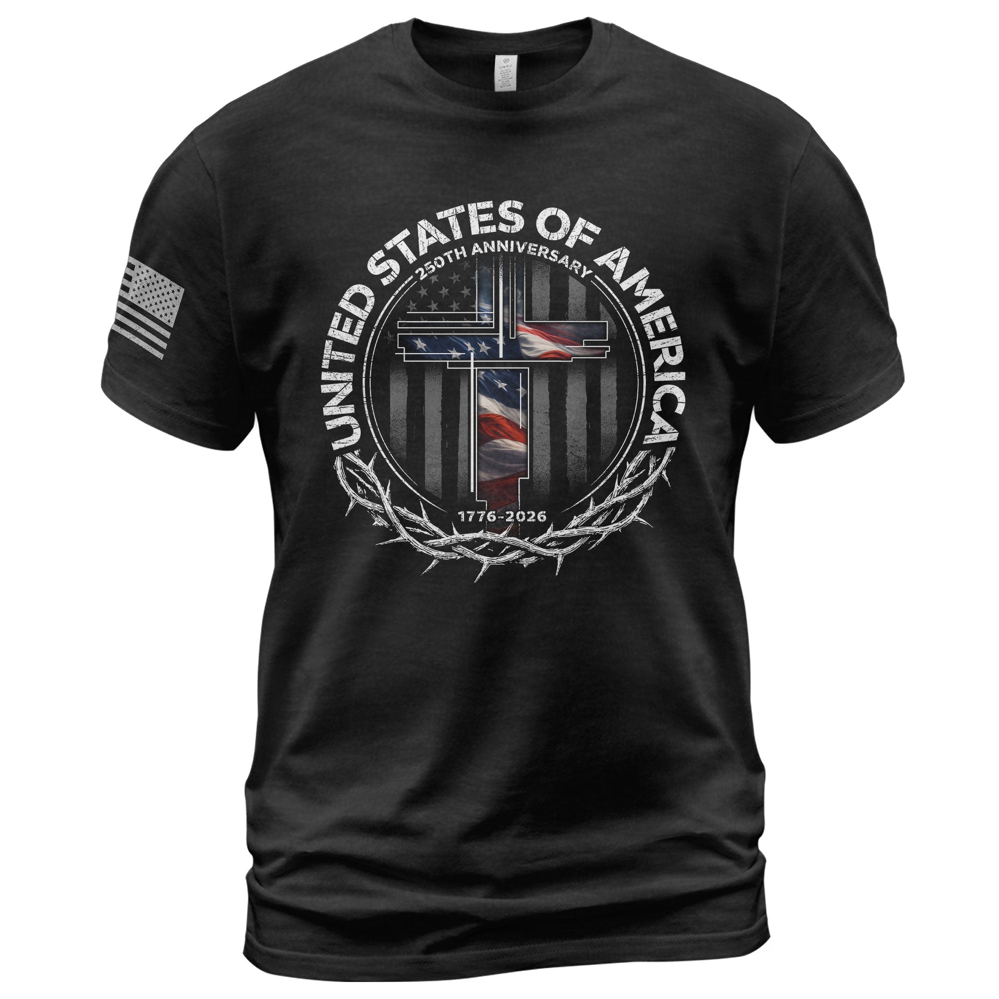 Christian USA 250th Anniversary Shirt 1776–2026 Faith & Freedom Legacy - Rust Field Wear
