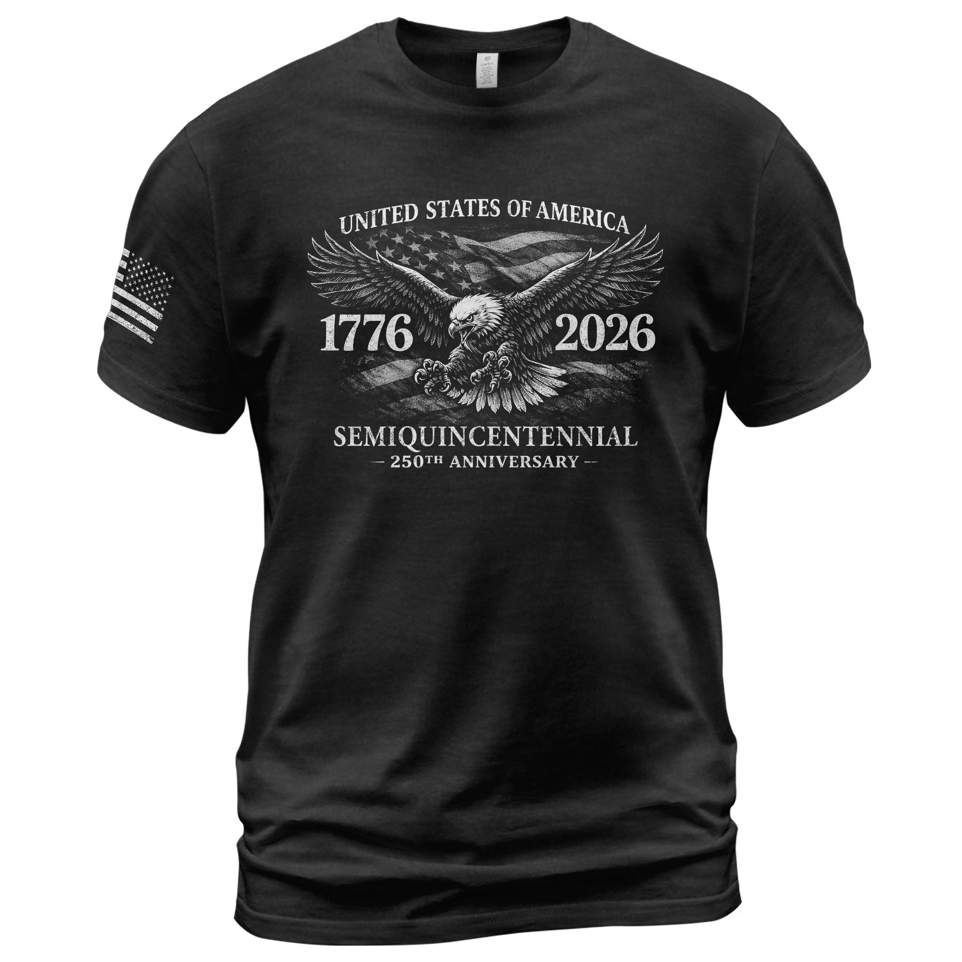 USA 250 Years American Pride Shirt 1776-2026 Eagle USA Patriotic - Rust Field Wear